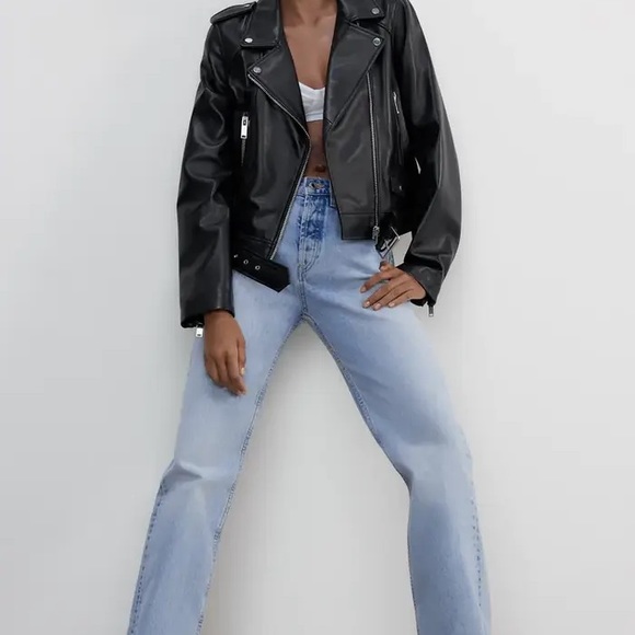ZARA- BIKER JACKET - Picture 2 of 2